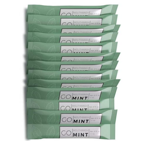 Mouthwash Packets Singles - No Retail Packaging